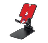 BOXILTD Hamburg Flag Universal Cell Phone Holder - Adjustable Desk Phone Stand for Office Home & Travel Black