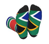 BOXILTD South Africa Flag Print Athletic Socks for Men And Women
