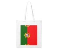 BOXILTD Spain Flag Canvas Tote Bag - Reusable and Eco-Friendly Tote Bags Suitable for Many Occasions, Portuguese Flag, One Size