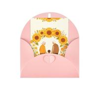 BOXILTD Sun Wreath Print Grandparents Day Greeting Cards Customizable