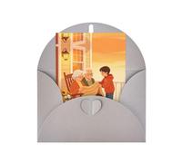 BOXILTD Sunset Hug Print Grandparents Day Greeting Cards Customizable