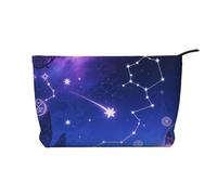 BOXILTD Swan in the water Makeup Bag - Soft Travel Makeup Bag, Compact Cosmetic Case with Zipper Closure Ideal for Essentials, Starry Sky Chain, One Size