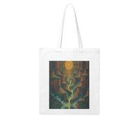 BOXILTD Swan under the sunset Canvas Tote Bag - Reusable and Fashionable Canvas Tote Bag,Perfect for Daily Use, Sunset Afterglow, One Size