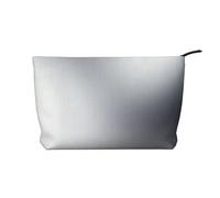 BOXILTD Uranus Makeup Bag - Soft Travel Makeup Bag, Compact Cosmetic Case with Zipper Closure Ideal for Essentials, Silvery, One Size