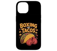 Boxing and Tacos Funny Sports Fiesta Food Lover Design Case for iPhone 14