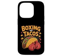 Boxing and Tacos Funny Sports Fiesta Food Lover Design Case for iPhone 14 Pro