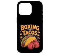 Boxing and Tacos Funny Sports Fiesta Food Lover Design Case for iPhone 16 Pro