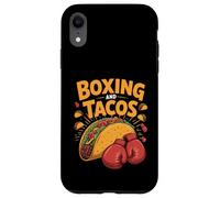 Boxing and Tacos Funny Sports Fiesta Food Lover Design Case for iPhone XR