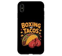 Boxing and Tacos Funny Sports Fiesta Food Lover Design Case for iPhone XS Max