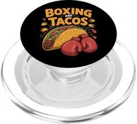 Boxing and Tacos Funny Sports Fiesta Food Lover Design PopSockets PopGrip for MagSafe
