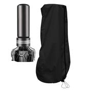 Boxing Bag Cover - Silver Coated Oxford Cloth Punch Bag Protector | Waterproof Protective Cover, for Kickboxing Gym Home Indoor Outdoor Adjustable hemm Zipper free standing