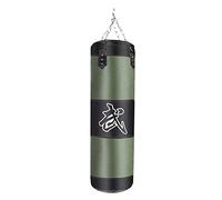 Boxing Bag Durable Oxford Cloth Boxing Sand Filling Thicken Training Fitness Exercise Punch Sandbag Punch Bags(80cm Green)