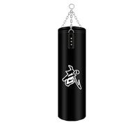 Boxing Bag Fitness PU Empty Punching Bag Kick Boxing Heavy Training Bag Muay Thai Martial Arts Karate Hanging Sandbag for Kid Adult Teenage Punch Bags(60CM Black)