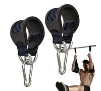 Boxing Bag Hanging Strap - Nylon+Iron 28X2.5Cm 1 Pair 500G | Heavy Duty Anti-Slip Safety Training Equipment | Heavy Duty Training Pulley Hammock Swing Stand