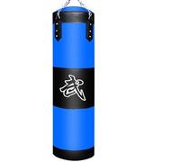 Boxing Bag Kids Adults Empty Boxing Punching Bag Home Training Fitness Sport Hanging Kick Sandbag Muay Thai Boxer Gym Heavy Muscle Sandbag Punch Bags(Blue 120cm)