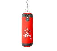 Boxing Bag Three-Layer Boxing Punching Bag Hanging Accessories Red Hanging Hollow Sandbag Taekwondo Tumbler Punch Bags(60cm)