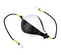 Boxing Ball Hanging Fighting Response Elasticity Sports Training Ball Exercise Equipment (Black White)