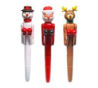 Boxing Ballpoint Pen - 3X Christmas Funny Novelty Pens with Punching Arms,Fidget Fun Pens for Kids, Creative Writing Tool, School Supplies