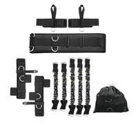 Boxing Bands Set Agility Trainer for Sports Enhance Explosive Improve Punching Kicking Strength Full Body Training with Adjustable Belt Wrist Ankle Straps Storage Bag