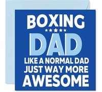 Boxing Birthday Card for Dad, Awesome Dad Sports