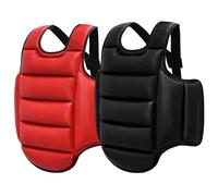 Boxing Body Protector, Reversible Chest Protector, Adjustable Taekwondo Sparring Gear, Sponge Boxing Training Equipment Red & Blue| Gear