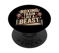 Boxing Boxing Train Like A Beast PopSockets Adhesive PopGrip