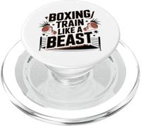 Boxing Boxing Train Like A Beast PopSockets PopGrip for MagSafe