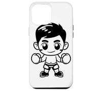 Boxing Boy Cartoon Style Self-Defense for Boys Case for iPhone 12 Pro Max