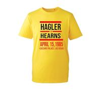 Boxing Classic HAGLER T Shirt Cool Hearns Boxer Design Training TOP New Gym Unisex Kids Adult(Yellow, 4XL)