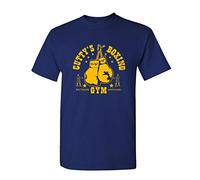Boxing CUTTY'S Gym - Baltimore The Cut - Mens Cotton T-Shirt - Blue - XXL