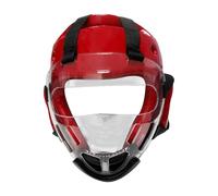 Boxing Face Guard, Clear Detachable Headgear, Lightweight Adjustable Protective Sports Face Shield for Karate, Mma, Boxing and Sparring, 7.87x8.27 inches