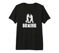 Boxing Fight Scene Sparing Combat Sports Design Premium T-Shirt