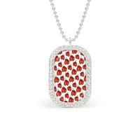 Boxing Fighting Personalized Necklace Print Pattern Pendant With Chain Gifts For Women Men Silver-style-26