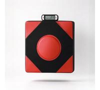 Boxing Force Tester, 40cm Square Punch Pad | Power Measurement, Strike Counting & Voice Feedback, Adjustable Height, Noise-Reducing Boxing Target
