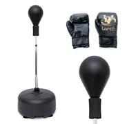 Boxing Free Standing Punch Bag Speed Ball Martial Arts Gloves Training Mma Set