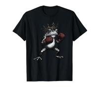Boxing Frog Fighter Toad Funny Combat Sport Lover Value Graphic T-Shirt, Men, Black, M