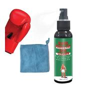 Boxing Glove Cleaner - 100ml Gym Equipment Powerful Spray | Sports Deodorizer for Shoes, Work Boots, Clothing, Gym Bag, Helmet, Hockey, Baseball, Football, Removes Stink & Dirt, Mist