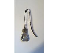 Boxing Glove DK6 Pattern bookmark with cord 3D English pewter charm