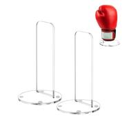 Boxing Glove Holder | 2 Pieces Clear Acrylic Organization | Vertical Boxing Glove Holder - for Office Home Gym Office Work Baseball Softball