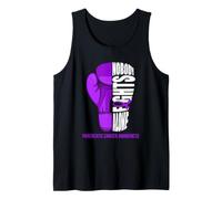 Boxing Glove Nobody Fights Alone Pancreatic Cancer Awareness Tank Top