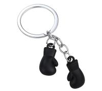 Boxing Glove Pendant - Fighting Keychain Keychain, Metal Key Chain for Keys, Metal Keychain, Boxing Mitt Metal Keychain, Fashion Decorative Keychain, Creative Party Gift, Black, 説明を参照してください