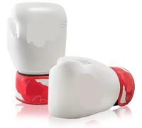 Boxing Gloves Boxing Gloves for Men And Women -Breathable with Superior Wrist Support & Shock Absorption(White,14oz)