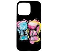 Boxing Gloves Cartoon Look Boxer Self-Defense Case for iPhone 15 Pro Max