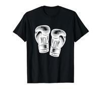 Boxing Gloves for Boxer Sport Fighter Fighting Box Value Graphic T-Shirt, Men, Black, L