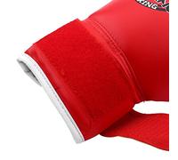 Boxing Gloves for Kids, Child Boxing Fighting Kids Boxing Gloves Muay Thai Sparring Punching Boxing Grappling Sandbag Gloves (red Gloves red Palms)