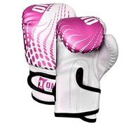 Boxing Gloves for Pro Training, Sparring, Muay Thai, MMA, Kickboxing - Heavy Punching Bag Mitts & Focus Pads - Ultimate Workout Gear (Pink, 4oz)