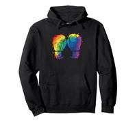 BOXING GLOVES IN ALL BRIGHT COLORS OF THE RAINBOW Pullover Hoodie