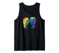 Boxing Gloves in All Bright Colors of THE Rainbow Tank Top
