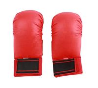 Boxing Gloves Karate Hand Protector with Thumb Guard, Martial Arts Training Gloves, Thick EVA Padding and PU Shell, Hook and Loop Wrist Strap for Sparring and (M)
