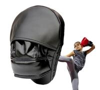 Boxing Gloves & Pads - Boxing Pads, Boxing Sparring Gear Curved | Target Strike Shield Leather Boxing Gloves Ventilated Jab Training Pads for Muay Thai Kickboxing Coaching Martial Arts